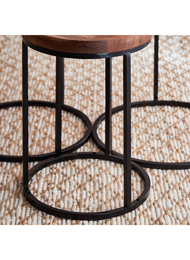 Home Box - Soho 3-Piece Nesting Table Set 40 x 50 x 40 cm - Image 1