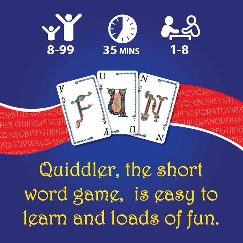 PlayMonster Quiddler Card Games for Kids - Playing Cards Word Games, Deck of Cards, Fun Family Games for Kids and Adults, Game Night, Travel Games, Multi-Player, Ages 8+ - Image 4