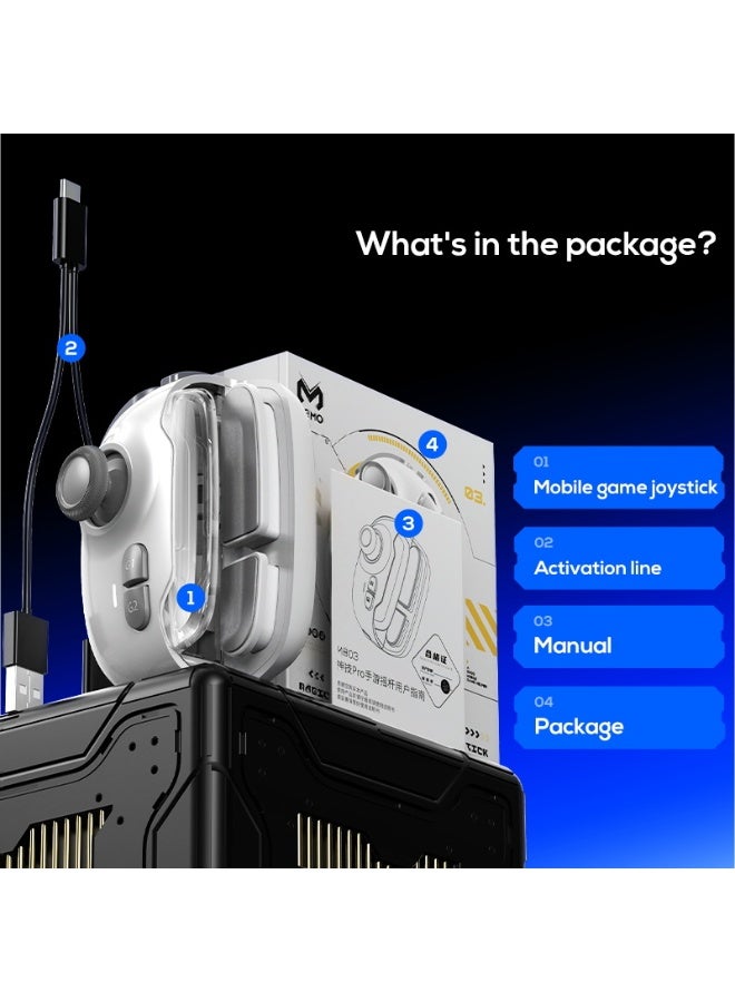 Memo Classic GamePad MEMO Pro MB03 Mobile Games Controller Support Multi-Platform, Android Mapping, Apple Mapping, XBOX Mode with One Touch Replication, Shadow Buttons, Gun Vibrations, Multi-Keystrokes, No Picky Machines, 400mAh Lithium-ion Battery - Image 5