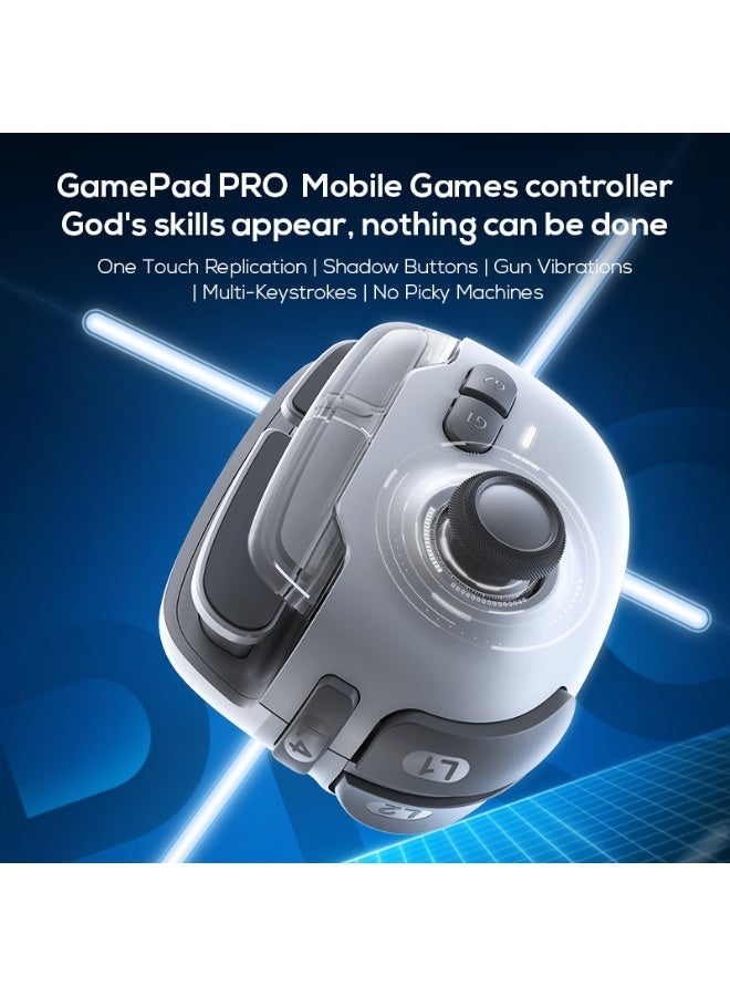Memo Classic GamePad MEMO Pro MB03 Mobile Games Controller Support Multi-Platform, Android Mapping, Apple Mapping, XBOX Mode with One Touch Replication, Shadow Buttons, Gun Vibrations, Multi-Keystrokes, No Picky Machines, 400mAh Lithium-ion Battery - Image 2