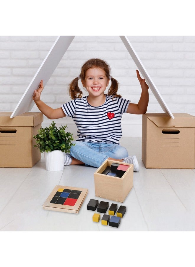 LEADER JOY Montessori Math Materials for Preschool Early Learning Tool Toys (Trinomial Cube) - Image 5