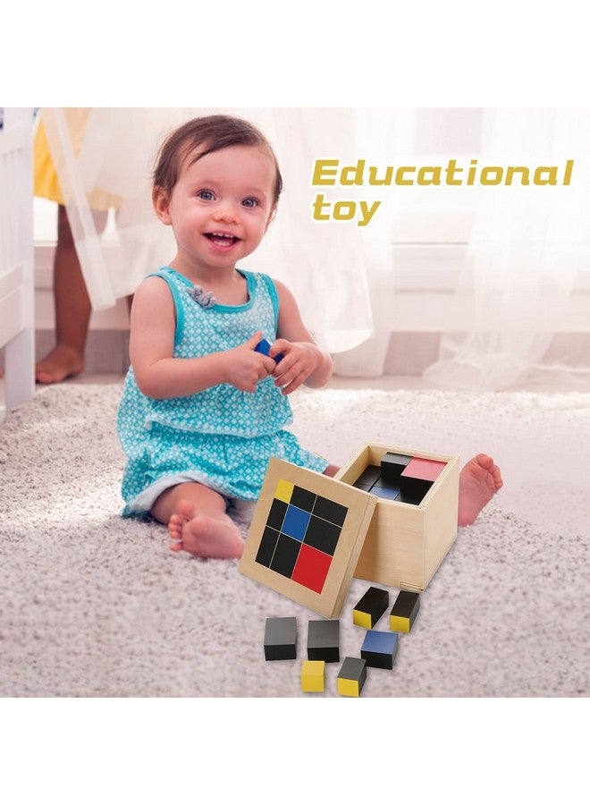 LEADER JOY Montessori Math Materials for Preschool Early Learning Tool Toys (Trinomial Cube) - Image 3