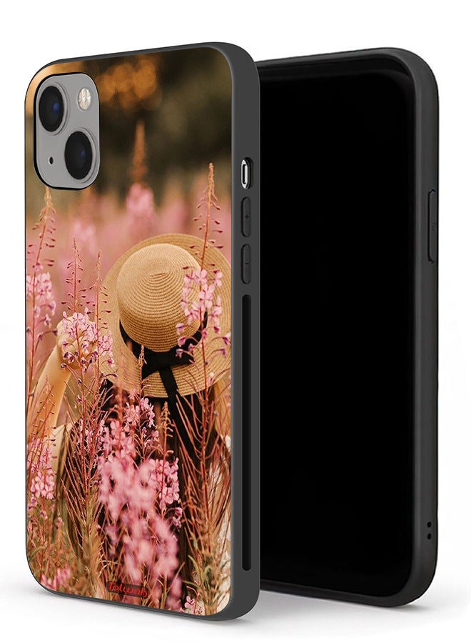 Tolwak حافظة حماية آبل آيفون 13 فتاة في الزهور - Image 1