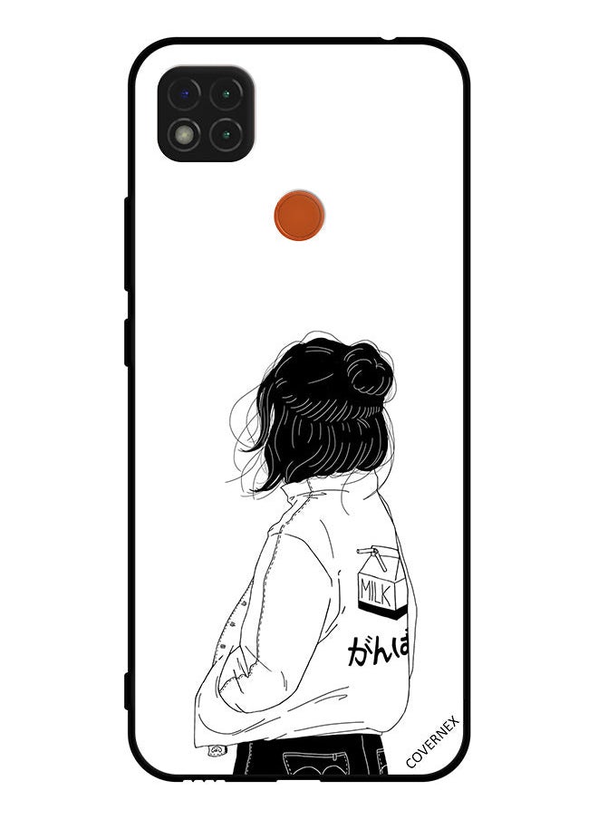 Covernex Protective Case Cover For Xiaomi Redmi 9C Girl Thinking Very Deep  - Image 1