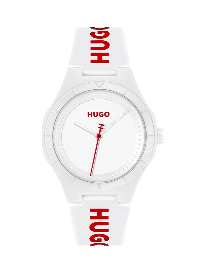 HUGO BOSS Men's Analog Round Shape Silicone Wrist Watch 1530345 - 42 Mm  - Image 1
