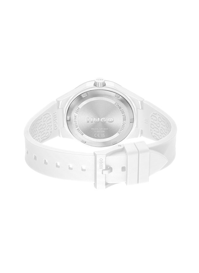 HUGO BOSS Men's Analog Round Shape Silicone Wrist Watch 1530345 - 42 Mm  - Image 3