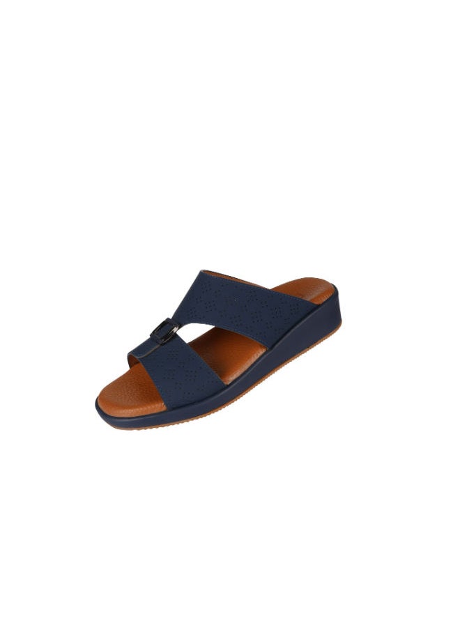 barjeel uno - Barjeel Uno Boys Sandals BMSA-119 Navy - Image 1