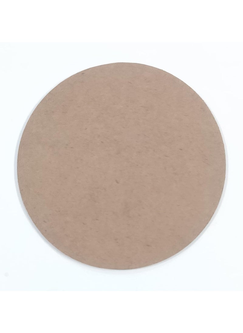 Generic MDF Round Board 12 inch 30 cm for Art and Craft Work 4 mm Thick Approx Good for Art and Craft Mandala Art Painting and Other Creative Work Pack of 1 Board R1  - Image 1