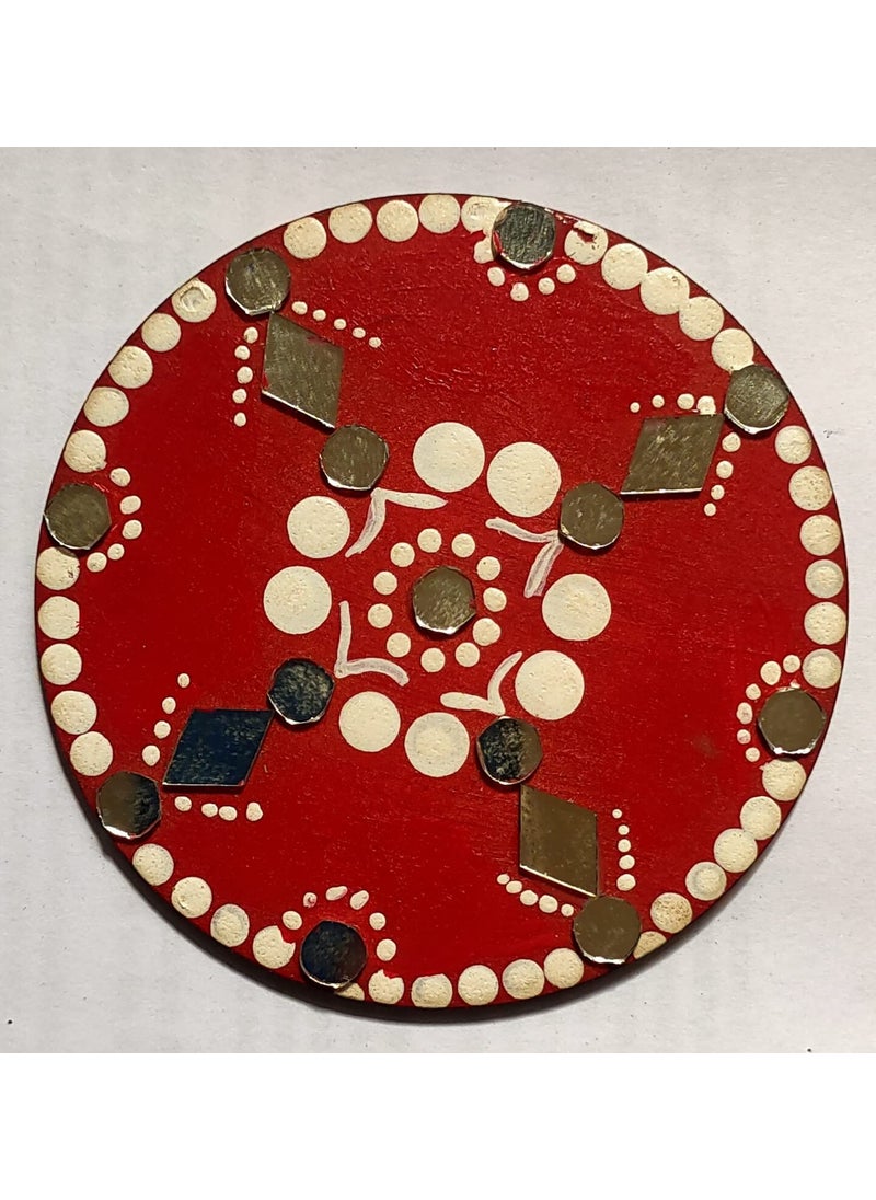 Generic MDF Round Board 12 inch 30 cm for Art and Craft Work 4 mm Thick Approx Good for Art and Craft Mandala Art Painting and Other Creative Work Pack of 1 Board R1  - Image 4