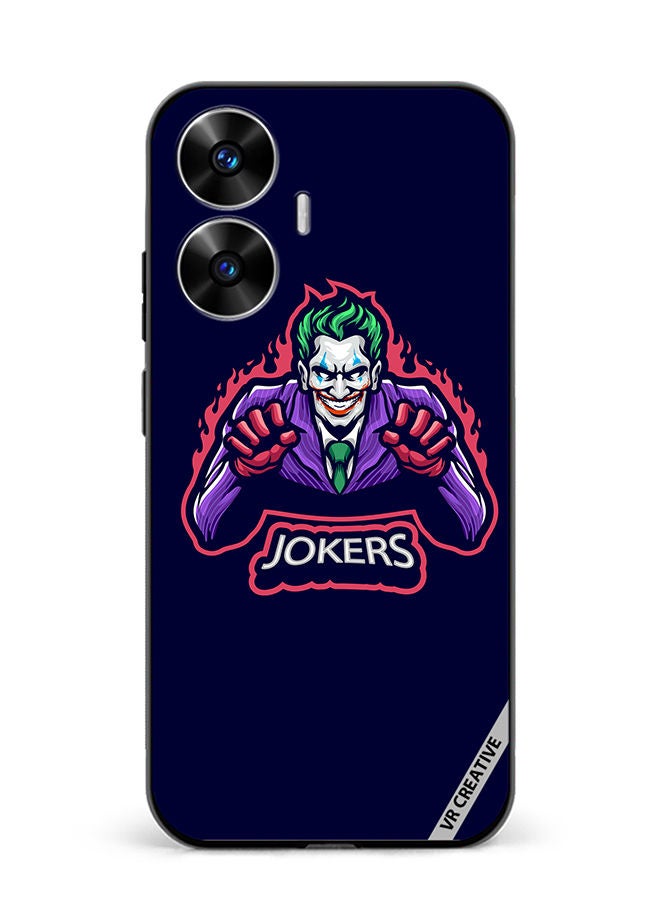 VR CREATIVE Protective Case Cover For Realme C55 Joker Design Multicolour - Image 1