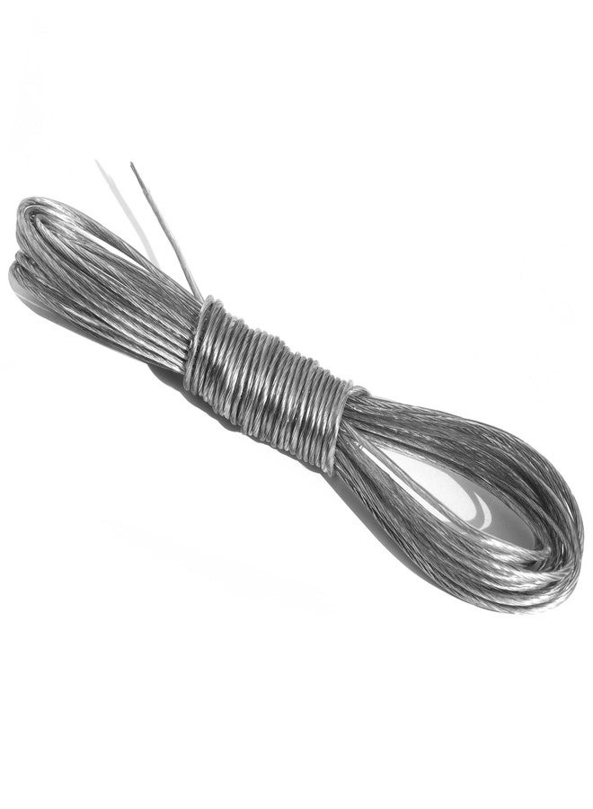 Pure Source India PVC Coated Steel Wire Rope for Drying Clothes/Clothesline/Ideal for Drying Heavy Clothes | Grey Colour | Pack of 1| 2mm Thick| (10 MTR) (Colour as per Availability) - Image 1