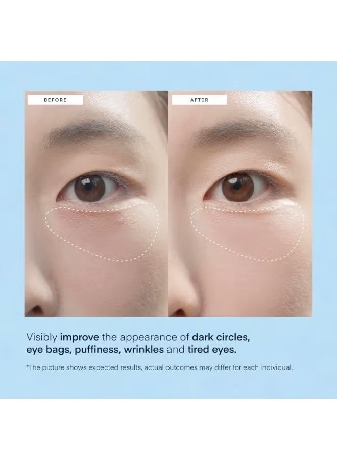 Terez & Honor Under Eye Patches for Dark Circles - 60 Korean Hydrogel Masks for Puffiness, Bags with Caffeine, Hyaluronic Acid, Niacinamide - Undereye Brightening, Hydrating, Anti-Wrinkle & Cooling - Image 4