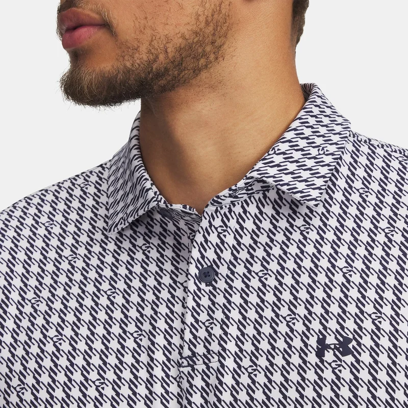 Under Armour Blue Men's Tee To Green Printed Polo Shirt for Men | Best Price UAE
