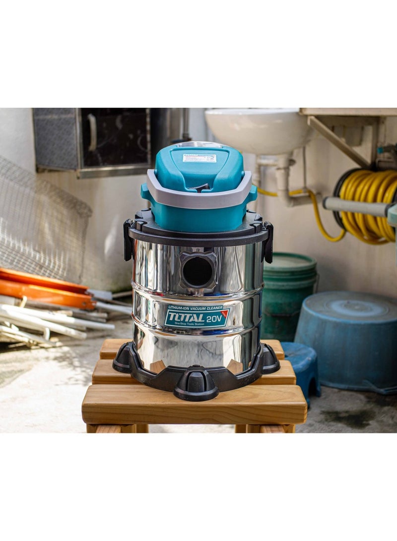 TOTAL Li-ion Cordless Vacuum Cleaner For Wet And Dry Floors 20L TVLI2005E - Image 2