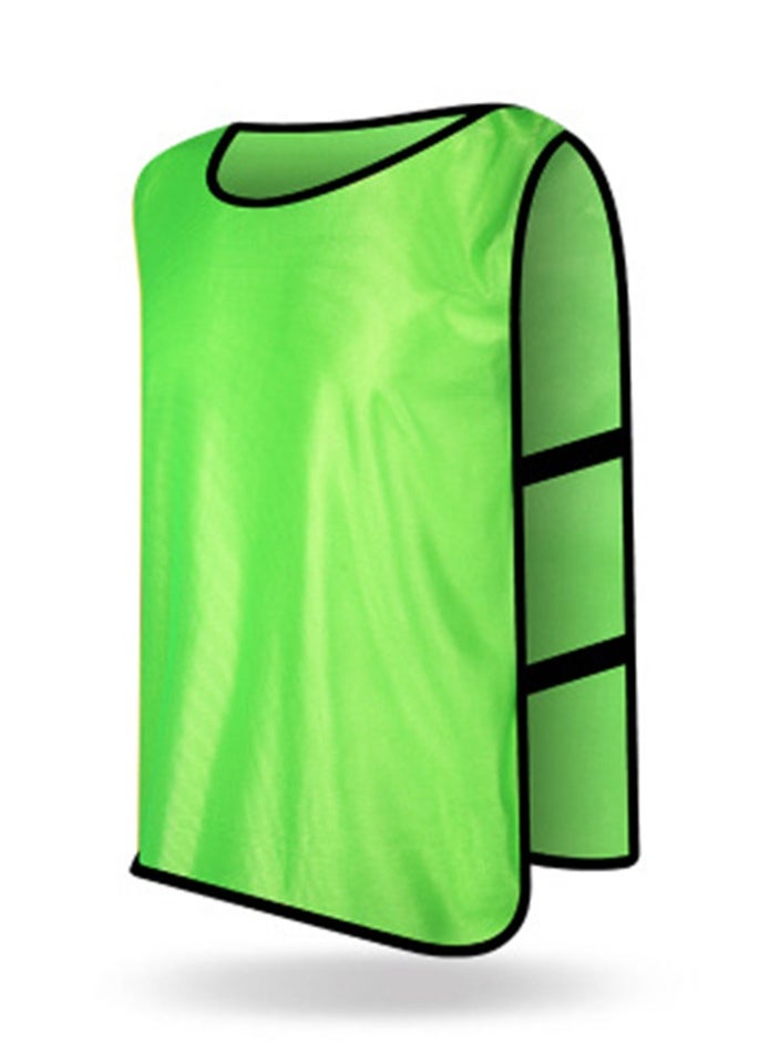 Loquat Kid and Adult Sports Vests Sport Pinnies For Basketball,Soccer,Volleyball,Team Trainning Bright Green - Image 2