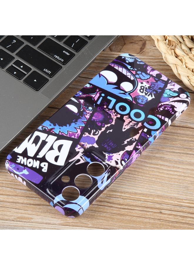 S-TOP Case For Samsung Galaxy S22+ 5G Painted Pattern Precise Hole PC Phone Case - Image 4