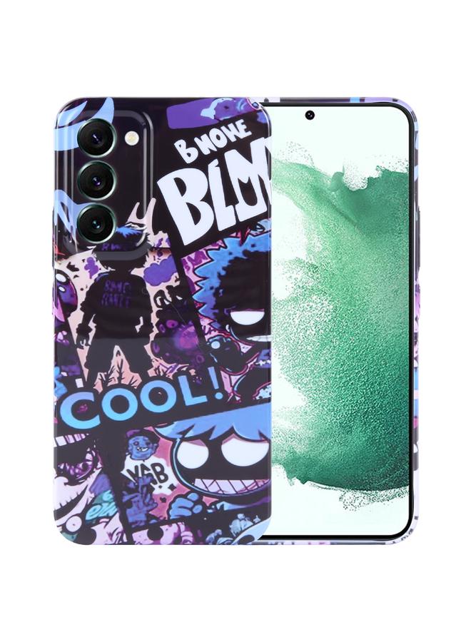 S-TOP Case For Samsung Galaxy S22+ 5G Painted Pattern Precise Hole PC Phone Case - Image 1