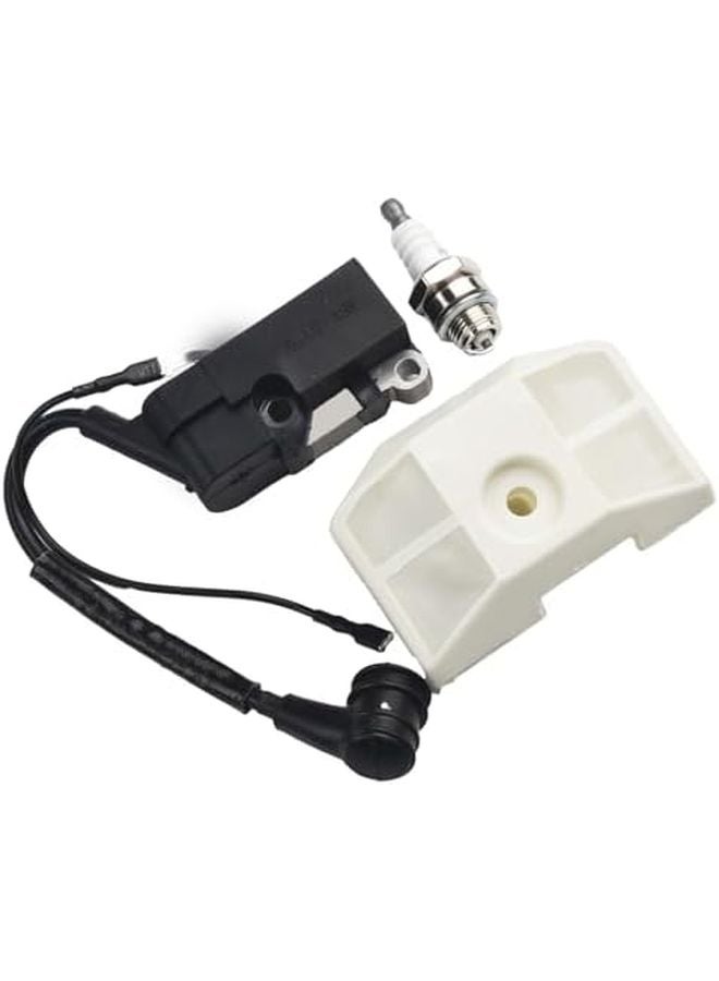 مجموعة ملف الإشعال وفلتر الهواء لمنشار السلسلة 45cc 52cc 58cc 4500 5200 5800 قطع غيار بديلة - Image 3