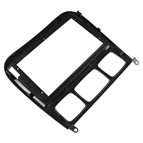DKMUS Double Din and 9 Inches Radio Dash Kit Compatible with Mercedes Benz S Class W220 1998-2005 Stereo Installation Mount Trim Bezel (Black Color) - Image 5