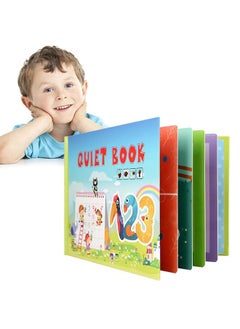 NIBEMINENT Busy Book for Kids Develop Learning Skills Children Quiet Paste Preschool Activity Toys Educational Puzzle Game  - Image 1