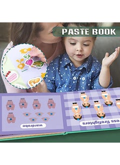 NIBEMINENT Busy Book for Kids Develop Learning Skills Children Quiet Paste Preschool Activity Toys Educational Puzzle Game  - Image 4