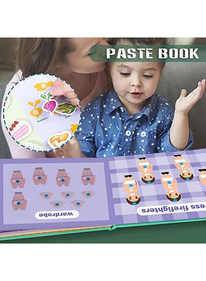 NIBEMINENT Busy Book for Kids Develop Learning Skills Children Quiet Paste Preschool Activity Toys Educational Puzzle Game  - Image 4
