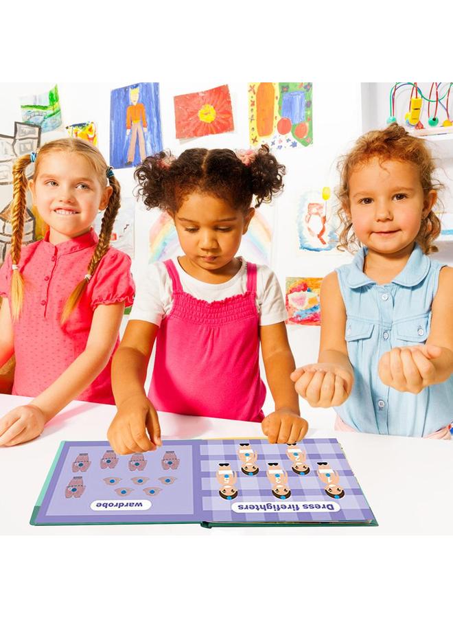 NIBEMINENT Busy Book for Kids Develop Learning Skills Children Quiet Paste Preschool Activity Toys Educational Puzzle Game  - Image 5