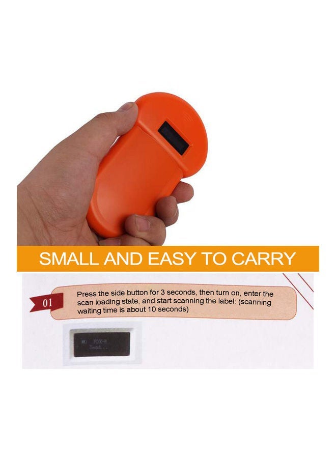 NIBEMINENT Animal Chip Reader Orange - Image 4