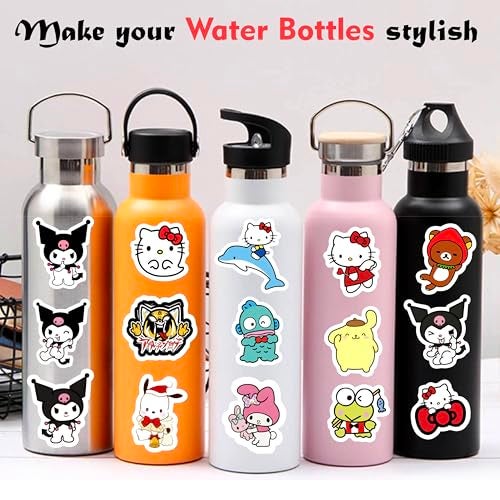 True Flair Trueflair Kitty Pack of 55 Vinyl Laptop Stickers, Random Designs, for Laptop, Journal, Bike Helmet, Diary, Guitar, Mobile, Waterproof, Self-Adhesive (Kitty) - Image 4