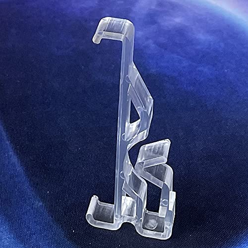 Cutelec Valance Clips 10pcs 2.5inch Clear Plastic Hidden Retainer Holder Clip for Window Blind Valance,Horizontal Faux & Wood Blinds Parts - Image 5