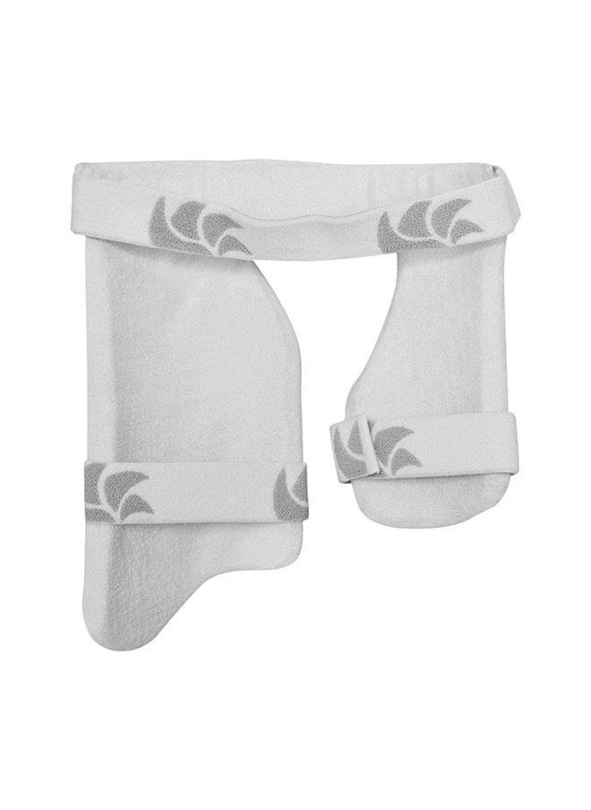 DSC - Condor Flite Combo Cricket Thigh Pad for Mens  (White, Mens Right Hand) - Image 1
