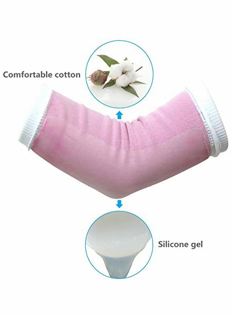Excefore Gel Elbow Sleeves 1 Pair Dry Skin Moisturizing Brace Protection SPA Nursing Care Health  - Image 4