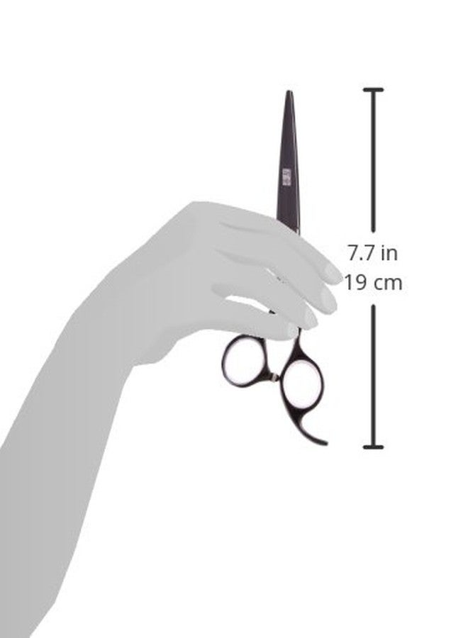 شيرز دايركت مقص حلاقة احترافي من التيتانيوم الياباني 440C من ShearsDirect بمقبض مريح، 7 بوصات، أسود - Image 5