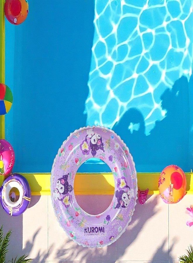 LIGHTER HOUSE Kuromi Inflatable Swimming Ring, Pool and Beach Float for Kids and Adults, Purple, Pack of 01 Pc.-New Model - Image 4