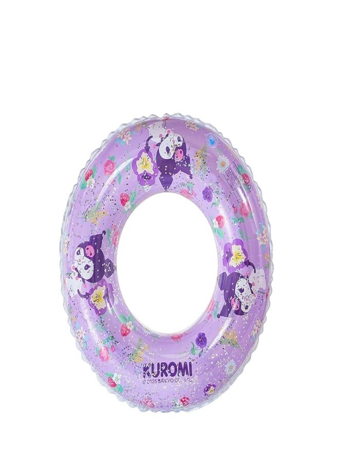 LIGHTER HOUSE Kuromi Inflatable Swimming Ring, Pool and Beach Float for Kids and Adults, Purple, Pack of 01 Pc.-New Model - Image 1