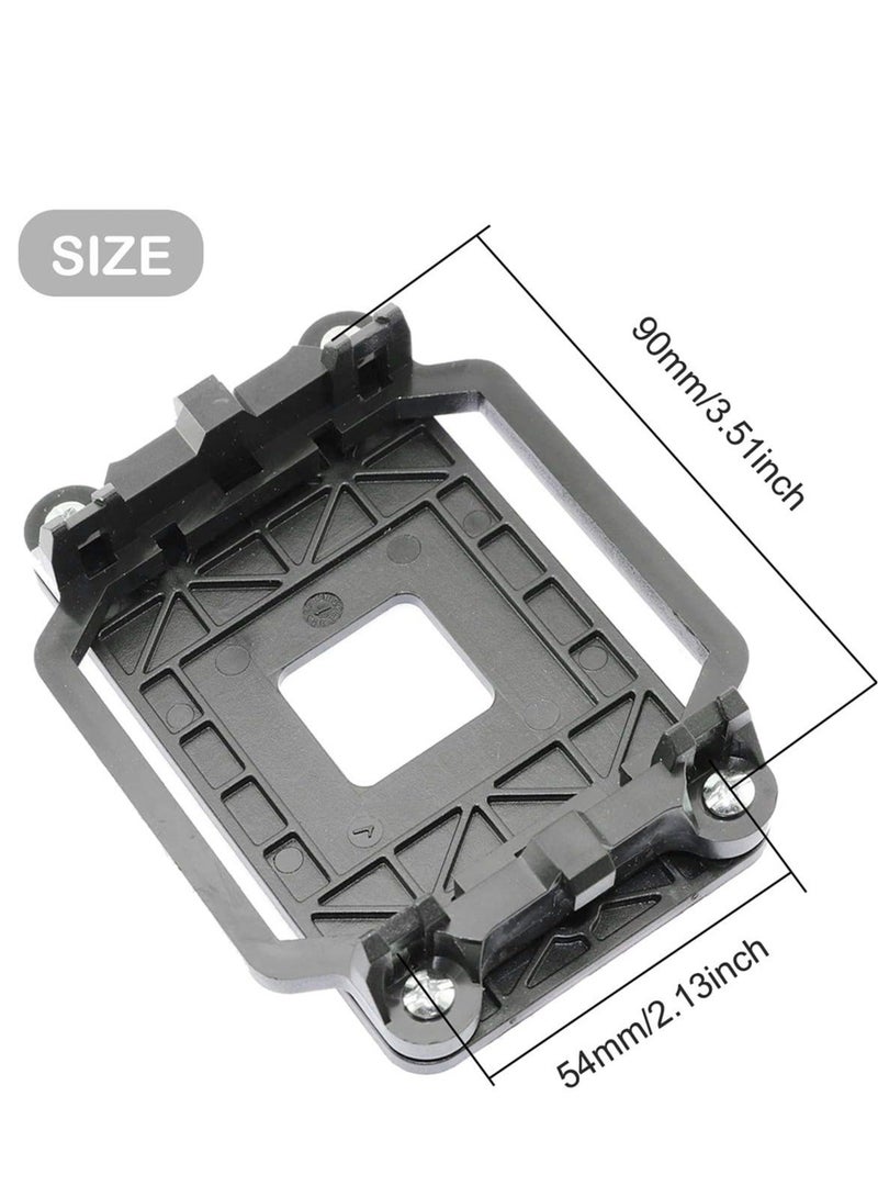5 PCS CPU Fan Bracket Base for AM2 AM3, Outstanding CPU Cooler Retention Bracket, Black Motherboard Heatsink Fan Stand, Suitabel for AMD AM2 AM3 - Image 3