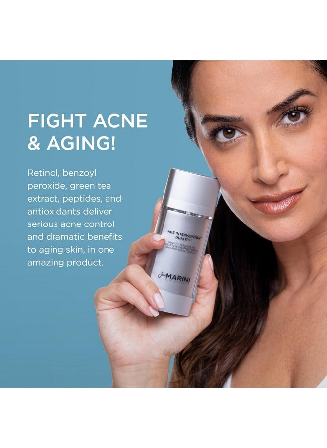 Jan Marini Skin Research - Jan Marini Skin Research Age Intervention Duality - Acne & Anti-Aging Support Face Cream - Clear Skin Support - Beauty & Skincare Product - 1 oz - Image 1