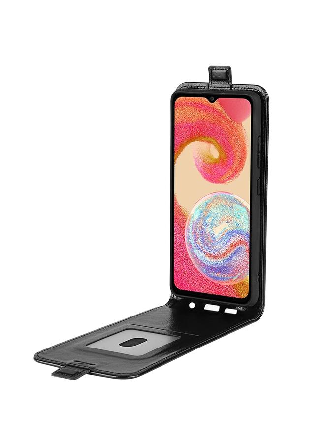 S-TOP Case For Samsung Galaxy A04e R64 Texture Vertical Flip Leather Phone Case - Image 4