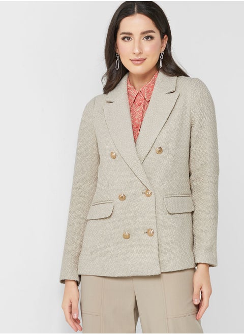 Button Detail Blazer