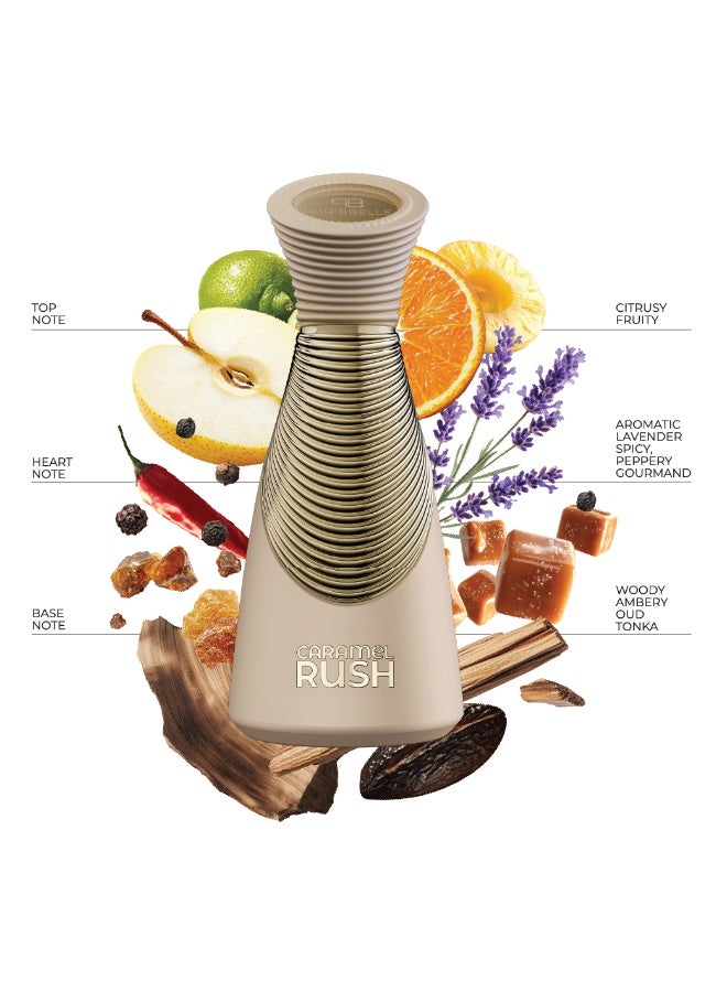 Parisbelle CARAMEL RUSH Gourmand Collection Extrait De Parfum 100ml - Image 2