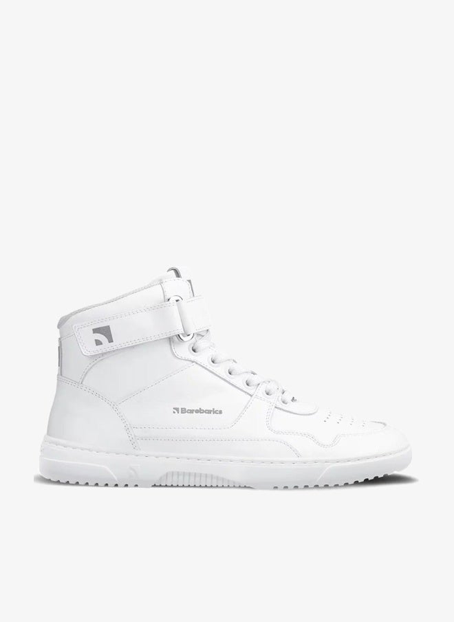 Barebarics Zing - High Top - All White - Leather - Image 1