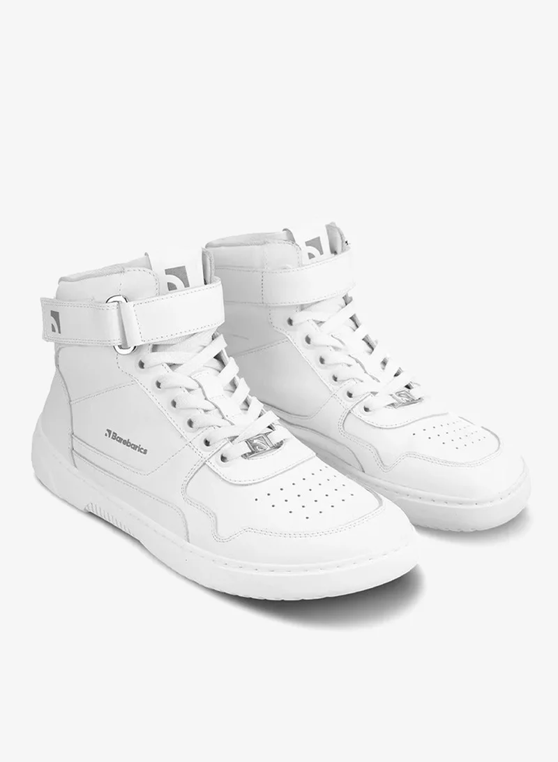 Barebarics  Zing - High Top - All White - Leather  | Best Price UAE