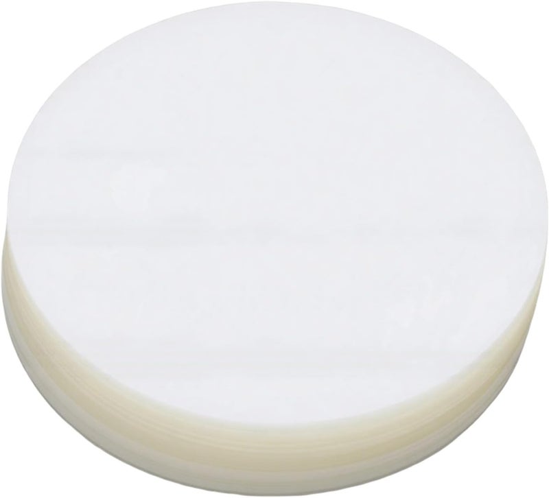 GOWENIC 500Pcs Clear PVC Plastic Circle Film for Badge Pin Fridge Magnet Lamination, Transparent Round Button Protector - Image 5