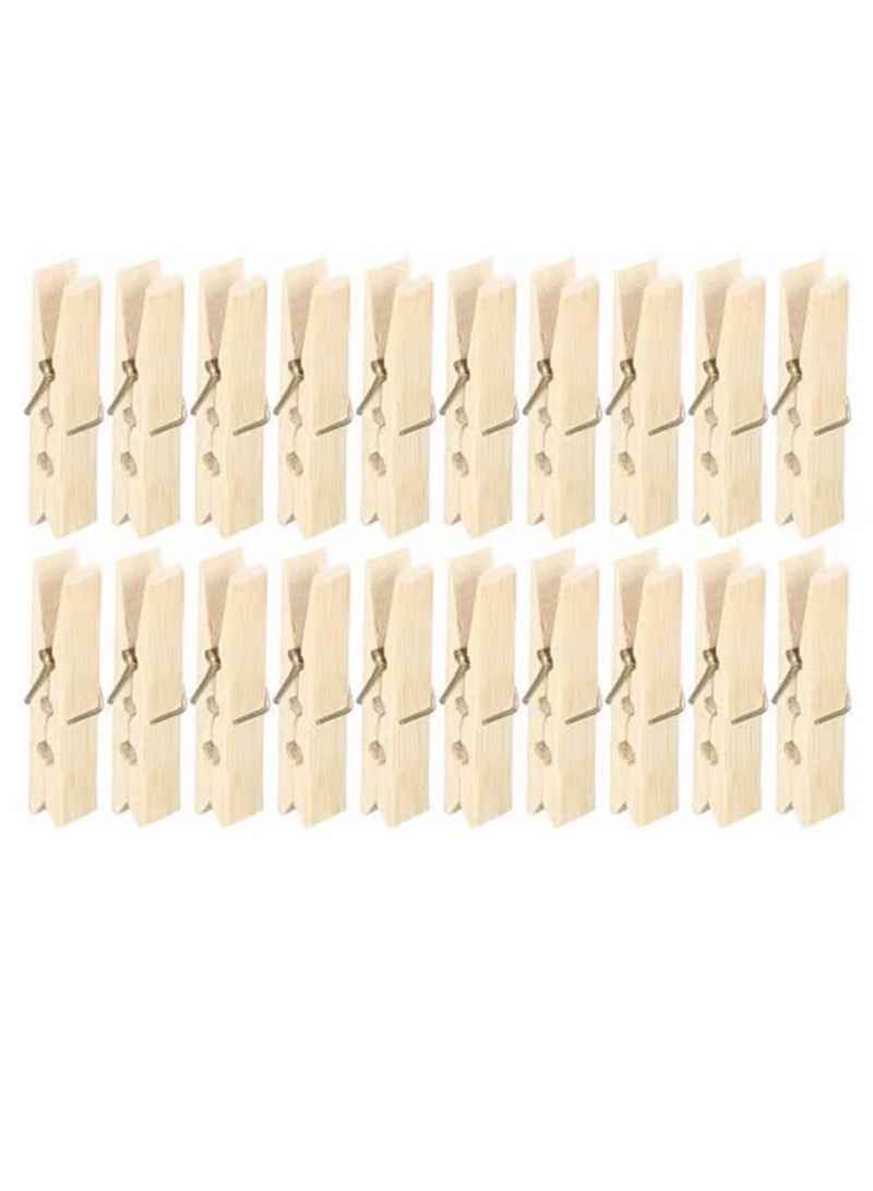 Wooden Clothespins - 20 Pieces