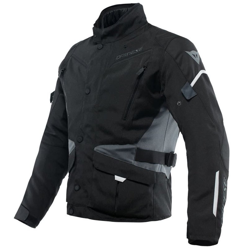 Dainese Dainese - Tempest 3 D-Dry, Men's Motorcycle Touring Jacket, Waterproof Jacket, Removable Thermal Lining, Protections On Shoulders And Elbows, Black/Black/Ebony, 50 - Image 1