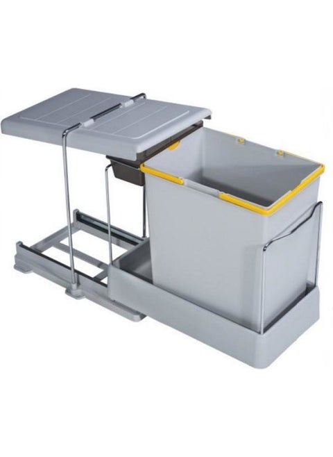 21600 Railed In-Cabinet Trash Can 16+1 Lt (17 Lt) - Kitchen Trash Can