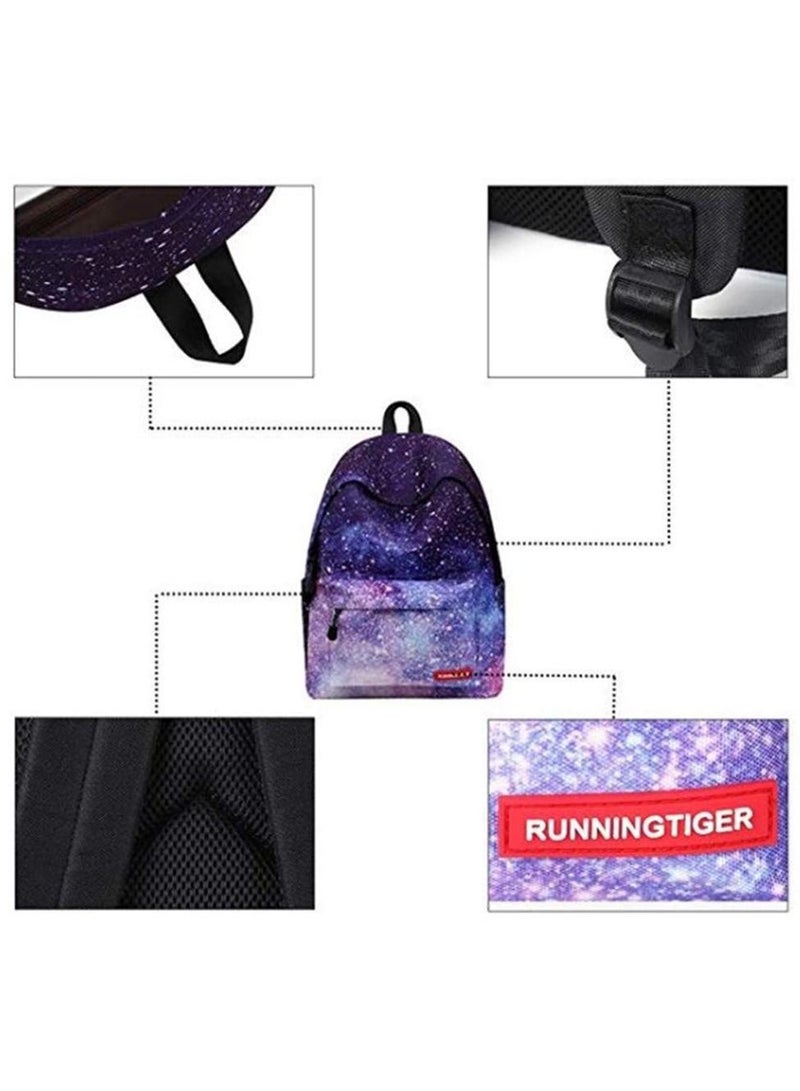 Galaxy School Bag Backpack for Teen Teenage Girls Kids - Image 3