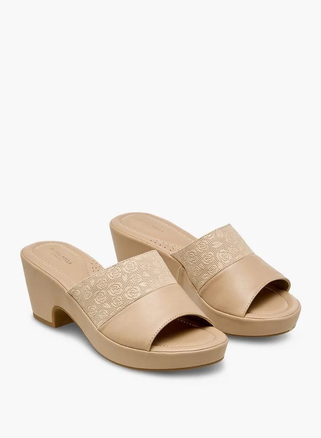 Flora Bella By Shoexpress Flora Bella Women Floral Textured Block Heel Sandals