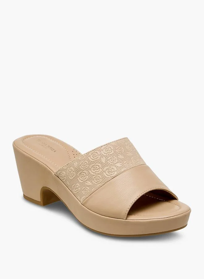 Flora Bella By Shoexpress Flora Bella Women Floral Textured Block Heel Sandals