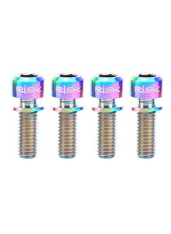 4PCS M6×20mm Titanium Ti Bolts Screws for MTB Disc Brake Caliper with Adaptor Spacer